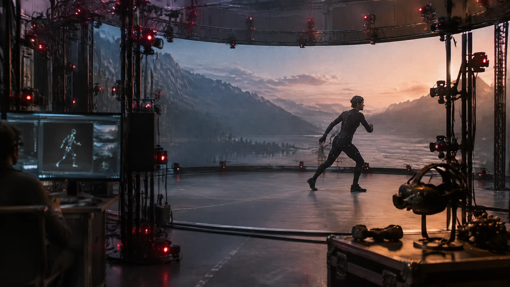 Immersive media scene