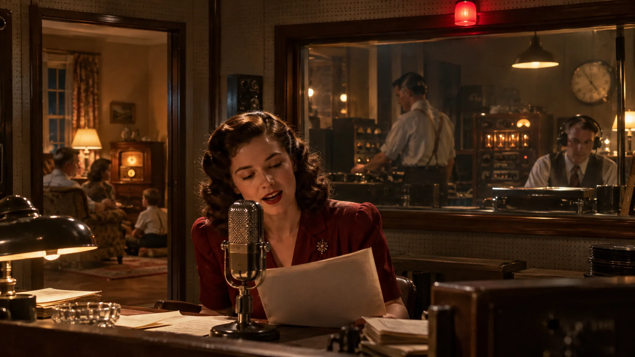 Radio era scene